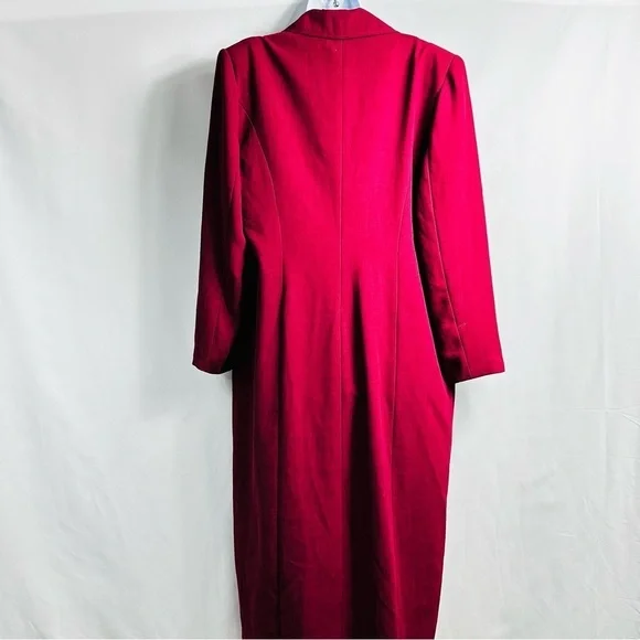 Vintage Lily & Taylor New York & Paris Women’s Sz 14 Pink Trench Coat - Picture 10 of 16